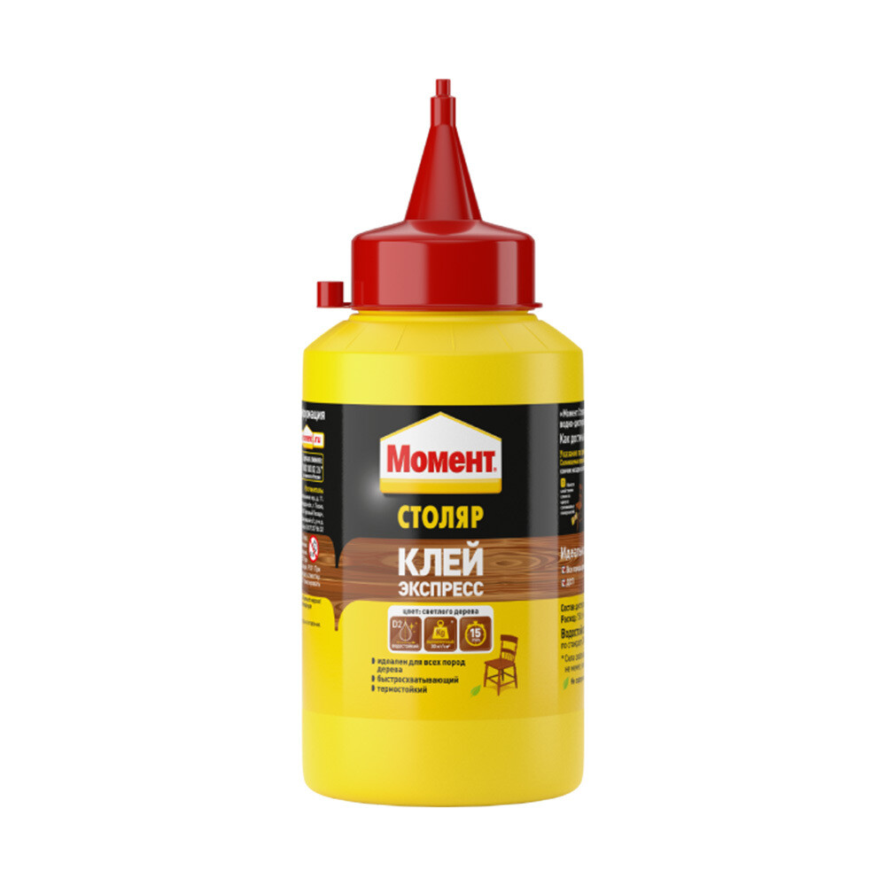 Изображение товара Клей ПВА Момент Столяр Экспресс D2 250 г