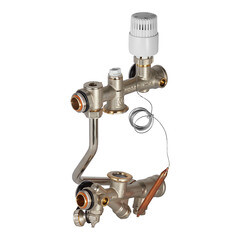 Насосно-смесительный узел Valtec Technomix для теплого пола без насоса (VT.TECHNOMIX.0.130) - фото 2