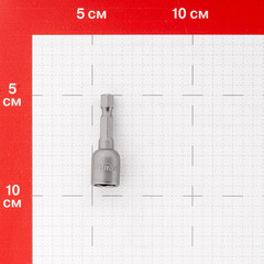Адаптер для болтов и саморезов КМ магнитный 10 мм L45 мм шестигранная головка (5 шт.) - фото 2
