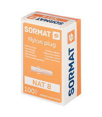 Дюбель распорный Sormat NAT 8x40 мм нейлон (100 шт.) - фото 3