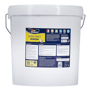 Краска интерьерная Dulux Acryl Matt для стен и потолков база BC ...