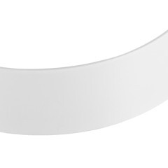 Бленда 50 мм для пластмассового карниза 500 см белый матовый - фото 3