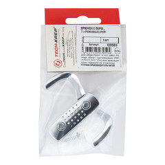 Крючок-вешалка двухрожковый хром (129909) - фото 3