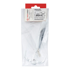 Крючок-вешалка трехрожковый хром (129905) - фото 4