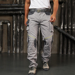 Брюки рабочие Delta Plus Mach 2 Corporate 52-54 рост 180-188 см серые - фото 8