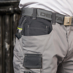 Брюки рабочие Delta Plus Mach 2 Corporate 52-54 рост 180-188 см серые - фото 7