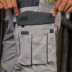 Брюки рабочие Delta Plus Mach 2 Corporate 52-54 рост 180-188 см серые - фото 5