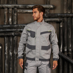 Куртка рабочая Delta Plus Mach 2 Corporate 56-58 рост 180-188 см серая - фото 5