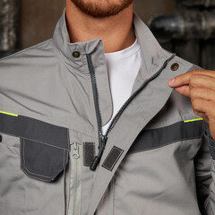 Куртка рабочая Delta Plus Mach 2 Corporate 56-58 рост 180-188 см серая - фото 3