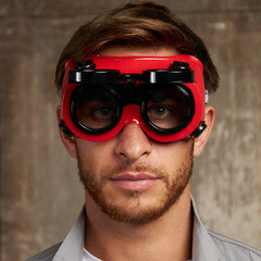 Очки сварщика Delta Plus Toba 3 T5 с затемненными линзами с откидными светофильтрами (TOBA3T5) - фото 6