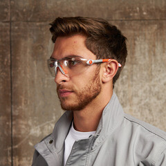 Очки защитные Delta Plus Vulcano 2 Clear открытые с прозрачными линзами панорамные (VULC2ORIN) - фото 2