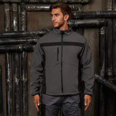 Куртка рабочая Delta Plus Lulea 2 52-54 рост 172-180 см cерая/черная - фото 4