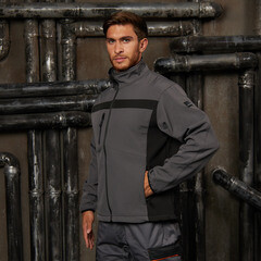 Куртка рабочая Delta Plus Lulea 2 52-54 рост 172-180 см cерая/черная - фото 9