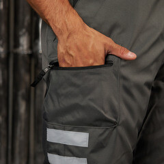 Полукомбинезон рабочий утепленный Delta Plus Iceberg 48-50 рост 172-180 см серый - фото 5