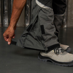 Полукомбинезон рабочий утепленный Delta Plus Iceberg 48-50 рост 172-180 см серый - фото 4