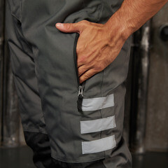 Полукомбинезон рабочий утепленный Delta Plus Iceberg 48-50 рост 172-180 см серый - фото 3