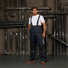 Полукомбинезон рабочий утепленный Delta Plus Iceberg 48-50 рост 172-180 см синий - фото 11