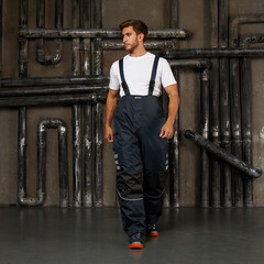 Полукомбинезон рабочий утепленный Delta Plus Iceberg 48-50 рост 172-180 см синий - фото 3