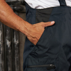 Полукомбинезон рабочий утепленный Delta Plus Iceberg 48-50 рост 172-180 см синий - фото 2