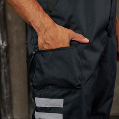 Полукомбинезон рабочий утепленный Delta Plus Iceberg 48-50 рост 172-180 см синий - фото 8