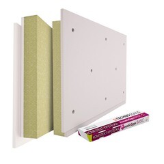 Изображение товара Панель звукоизоляционная AcousticGyps Basic 70х600х1200 мм с комплектом крепежа