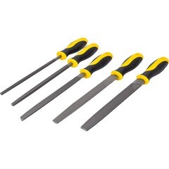 Изображение товара Набор напильников с рукояткой Berger 200 мм (BG1147) (5 шт.)