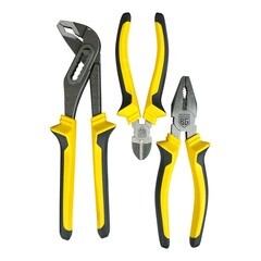 Изображение товара Набор шарнирно-губцевого инструмента для работы с крепежом Berger (BG1295) (3 шт.)