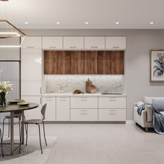 Ручка мебельная для фасада сталь хром 188х31х12 мм - фото 10