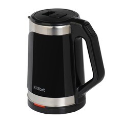 Электрический чайник Kitfort КТ-6164 2 л хром/черный