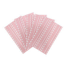 Наклейка Rexant знак электробезопасности 220 В самоклеящаяся 10х30 мм (42 шт. на листе, 5 листов)