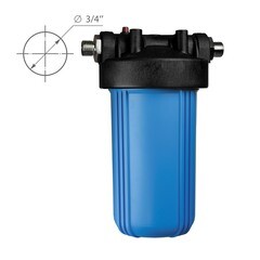 Корпус фильтра Барьер Профи для холодной воды полипропиленовый 10BB G3/4 синий - фото 5