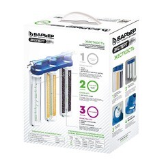 Фильтр для воды Барьер Эксперт Слим Жесткость трехступенчатый проточный без крана 5 мкм - фото 2