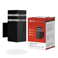 Светильник садово-парковый настенный IN HOME НБУ черный Е27 60 Вт IP65 (4690612045078) - фото 2