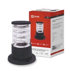 Светильник садово-парковый IN HOME НБУ черный 300 мм Е27 60 Вт IP54 (4690612048475) - фото 2