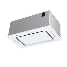 Кухонная вытяжка встраиваемая HomSair Crocus Push 52 Glass White 52 см белая