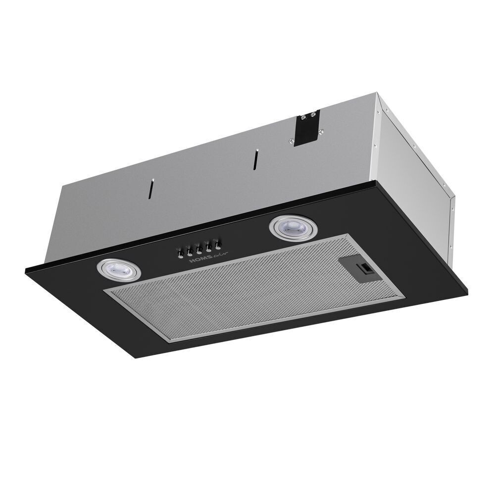 Изображение товара Встроенная кухонная вытяжка HomSair Camelia Power 60 Black 850 м³/ч
