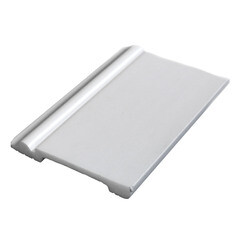 Плинтус экополимер Stenopol 120x15x2000 мм белый (C704) - фото 2