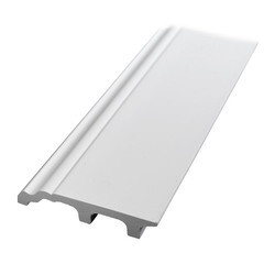 Плинтус экополимер Stenopol 120x23x2000 мм белый (C7233) - фото 2