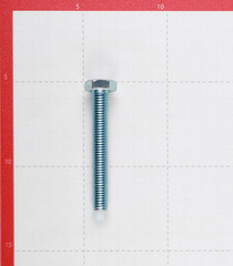 Болт оцинкованный M10x70 мм DIN 933 (2 шт.) - фото 2