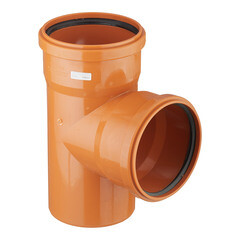 Тройник Valfex d160 мм 87,5° пластиковый для наружной канализации - фото 1