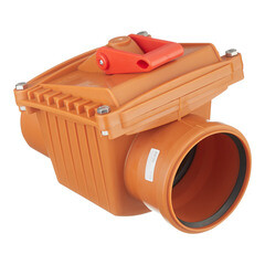 Клапан обратный Valfex d110 мм пластиковый для наружной канализации - фото 1