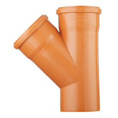 Тройник Valfex d110 мм 45° пластиковый для наружной канализации - фото 2