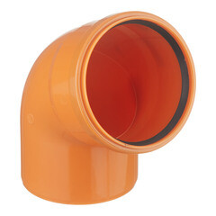 Отвод Valfex d110 мм 67,5° пластиковый для наружной канализации - фото 1