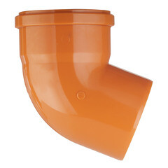 Отвод Valfex d110 мм 67,5° пластиковый для наружной канализации - фото 3