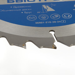 Диск пильный по дереву Зубр 210х30х1,8 мм 24 зуба (36901-210-30-24_z01) - фото 4