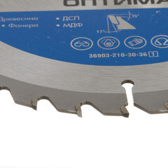 Диск пильный по дереву Зубр 210х30х1,8 мм 36 зубьев (36903-210-30-36_z01) - фото 2