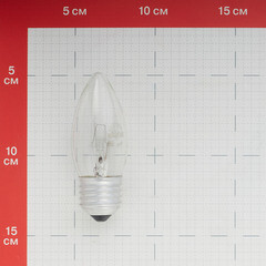 Лампа накаливания Navigator E27 3000К 60 Вт 660 Лм 230 В свеча прозрачная - фото 2