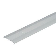 Порог алюминиевый одноуровневый стык 60х1800 мм серебро - фото 1