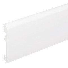 Плинтус экополимер Солид 100х14х2000 мм белый (1 UHD 11/100C) - фото 1