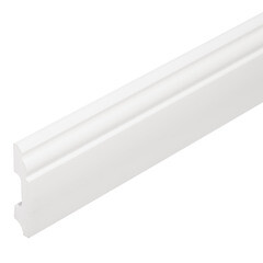 Изображение товара Плинтус экополимер Солид 60х13х2000 мм белый (1 UHD 02/60)